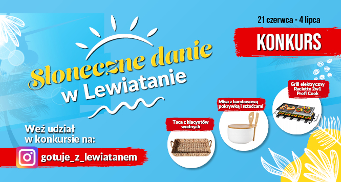 Słoneczne danie w Lewiatanie – konkurs na Instagramie Gotuje_z_Lewiatanem!